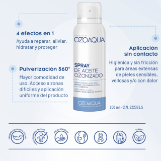 Ozoaqua Spray de Aceite de Ozono 100 ml - Aceites | STG Farma