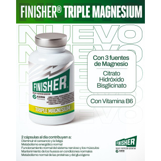 Finisher Triple Magnesio 60 cápsulas - Magnesio | STG Farma