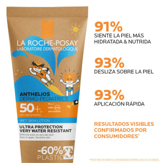 La Roche Posay Anthelios Dermopediatrics Wet Skin SPF50+ 200 ml - Protectores solares corporales | STG Farma