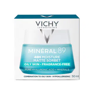 Vichy Mineral 89 Gel Frío Matificante 50 ml - Cremas para piel grasa | STG Farma