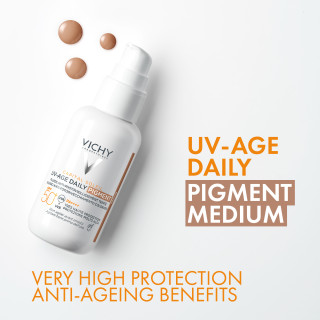 Vichy Capital Soleil UV Age Daily Pigment Medium 40 ml - Protector solar antimanchas | STG Farma