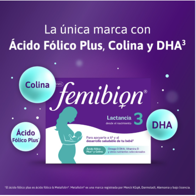Femibion 3 Lactancia 28 comprimidos y cápsulas