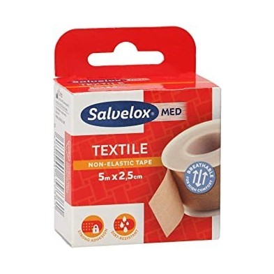 Esparadrapo Salvelox Med Textile Non-Plastic tape 5x2.5