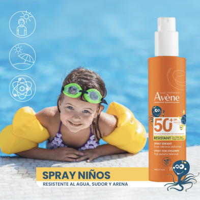 Avène Spray Niños Protector Solar SPF50+ 200 ml