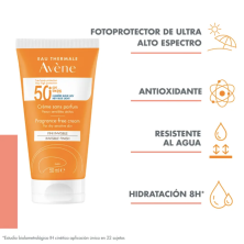 Avène Crema Solar Sin Perfume SPF50 50 ml