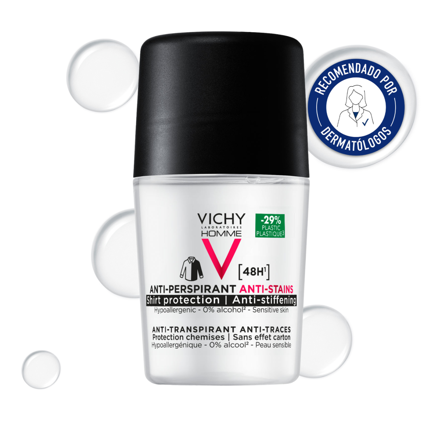 Vichy Homme Desodorante Antimanchas 48h