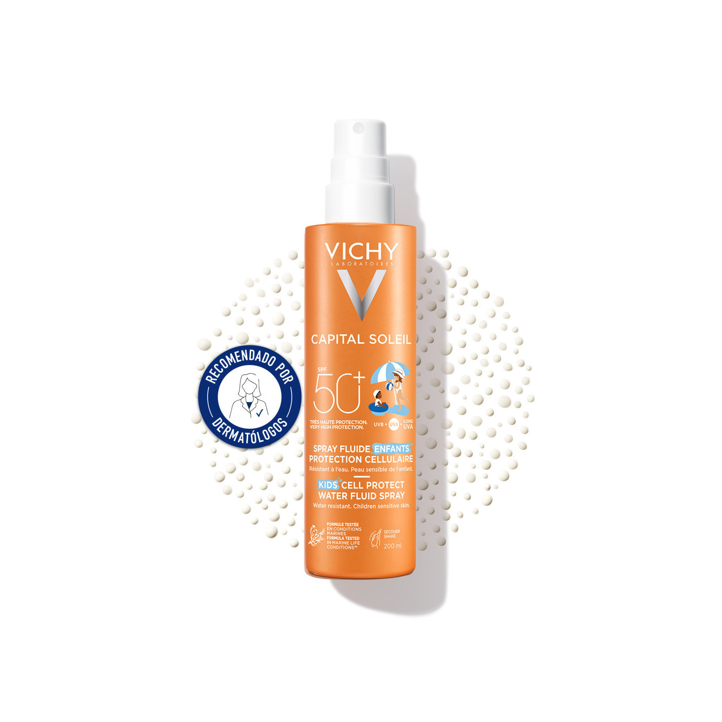 Vichy Capital Soleil Cell Protect Fluido Infantil SPF50 200 ml