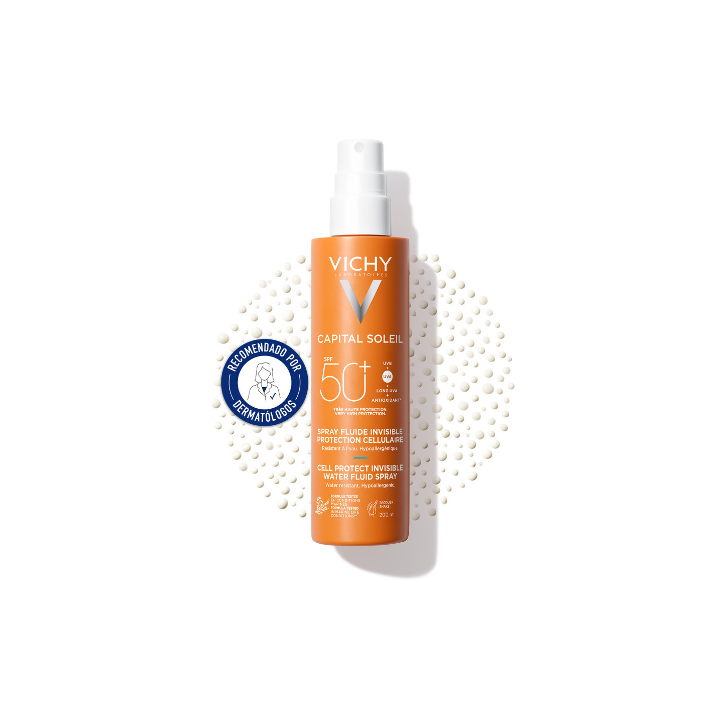 Vichy Capital Soleil Spray Fluido Invisible SPF 50+ 200 ml