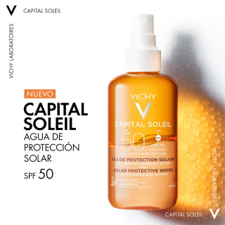 Vichy Capital Soleil Agua Luminosidad SPF 50+ 200 ml - Solares | STG Farma