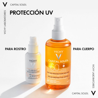 Vichy Capital Soleil Agua Luminosidad SPF 50+ 200 ml - Solares | STG Farma