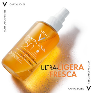 Vichy Capital Soleil Agua Luminosidad SPF 50+ 200 ml - Solares | STG Farma