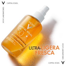 Vichy Capital Soleil Agua Luminosidad SPF 50+ 200 ml