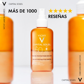 Vichy Capital Soleil Agua Luminosidad SPF 50+ 200 ml - Solares | STG Farma