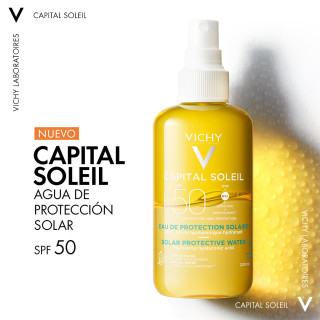 Vichy Capital Soleil Agua Hidratante SPF50+ 200 ml - Solares | STG Farma