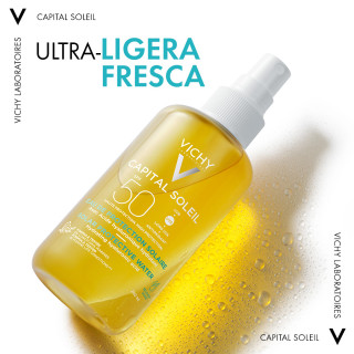 Vichy Capital Soleil Agua Hidratante SPF50+ 200 ml - Solares | STG Farma