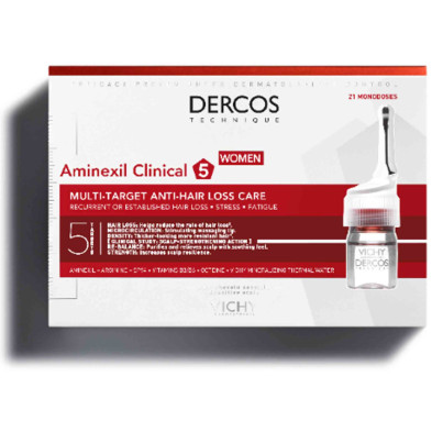 Vichy Dercos Ampollas Aminexil Mujer 21 ampollas