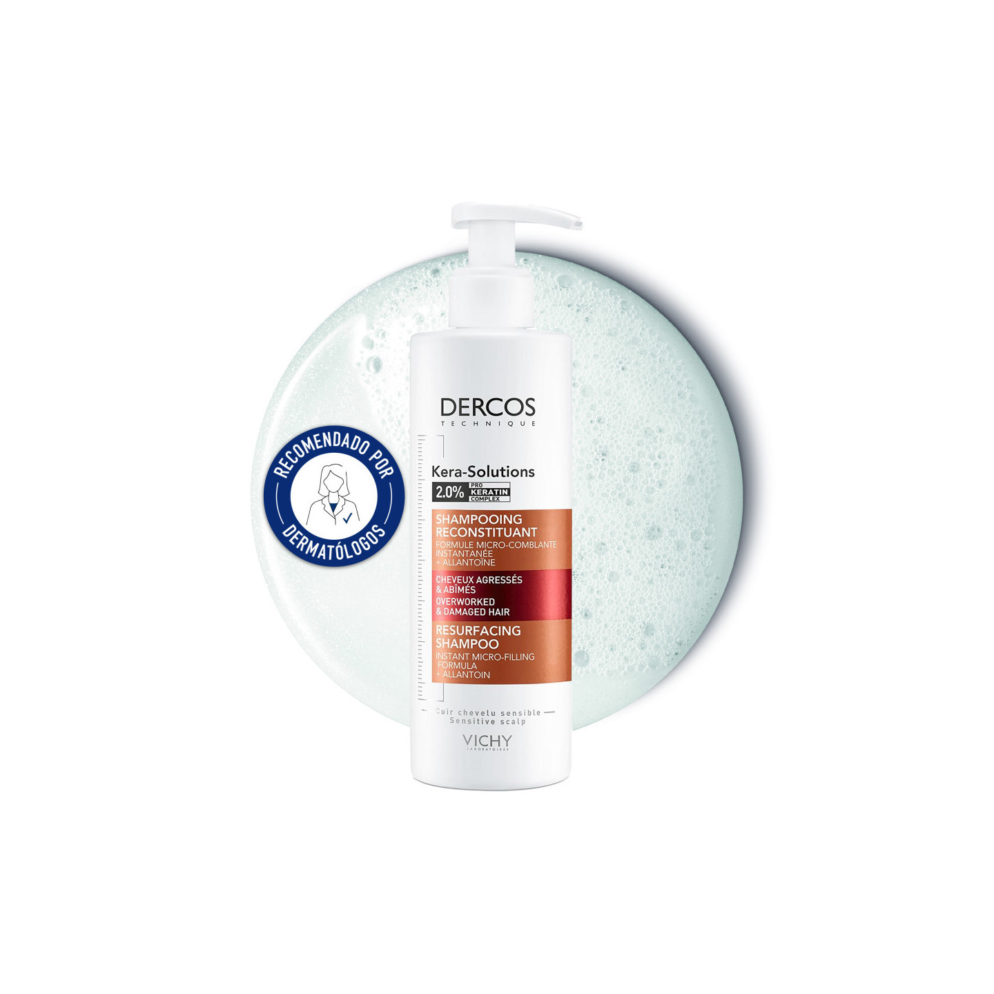 Vichy Dercos Champú Kera Solutions 250 ml