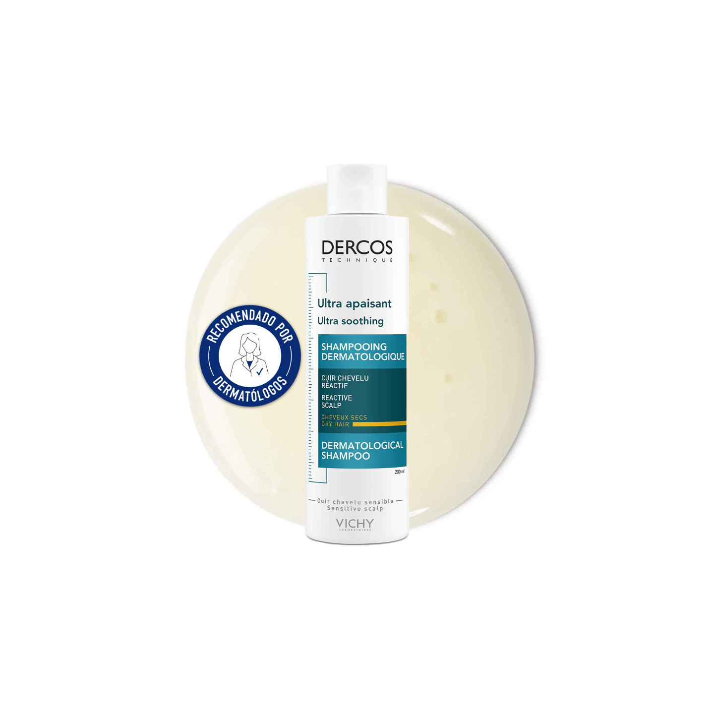 Vichy Dercos Champú Ultra Calmante Seco 200 ml