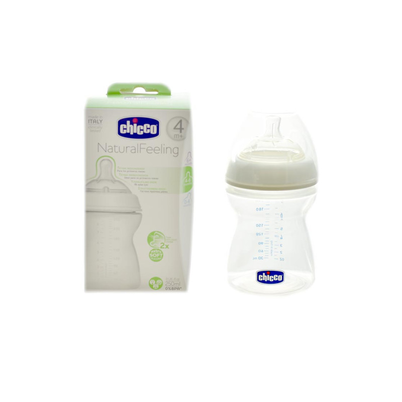 Chicco Natural Feeling Biberon Silicona +4 meses