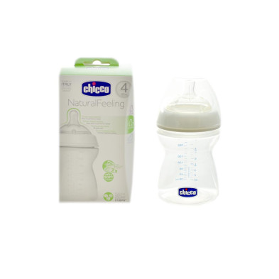 Chicco Natural Feeling Biberon Silicona +4 meses