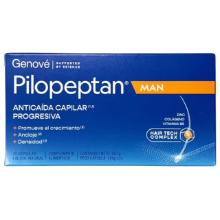 Pilopeptan Man 30 cápsulas