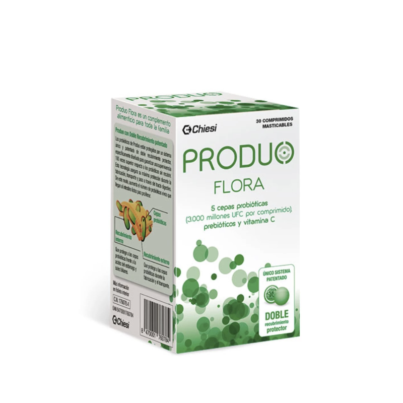 Produo Flora 30 comprimidos