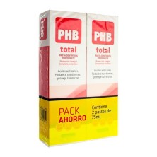 Pasta dentífrica PHB total duplo 2x75 ml