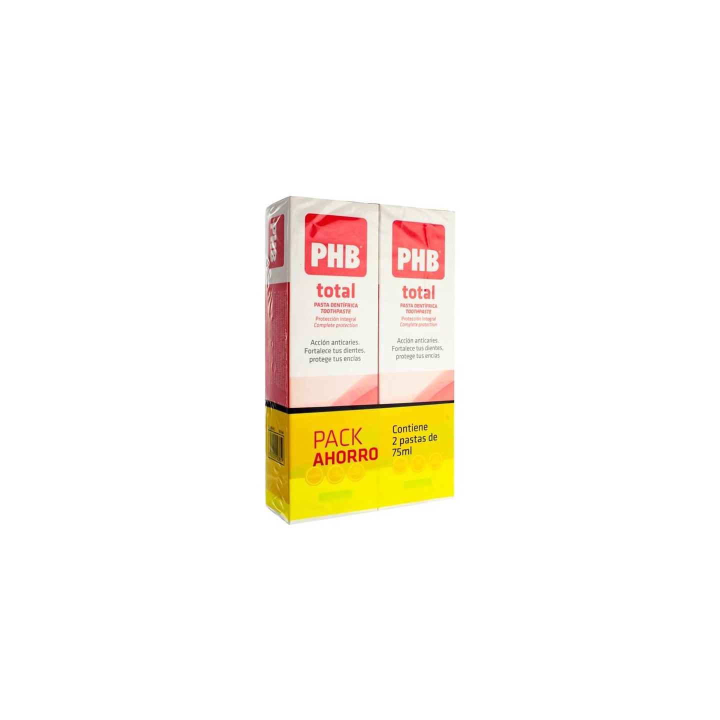 Pasta dentífrica PHB total duplo 2x75 ml
