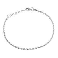 Margutta Pulsera Tobillera Hipoalergénica Maia Plata