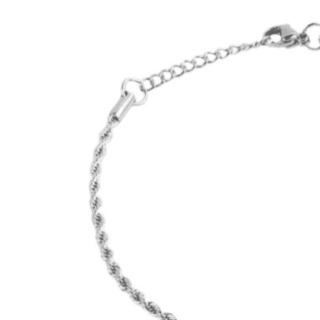 Margutta Pulsera Tobillera Hipoalergénica Maia Plata - Pulseras hipoalergénicas | STG Farma