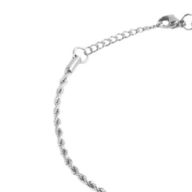 Margutta Pulsera Tobillera Hipoalergénica Maia Plata