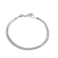 Margutta Pulsera Tobillera Hipoalergénica Calliope Plata