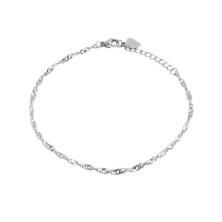 Margutta Pulsera Tobillera Hipoalergénica Aura Plata
