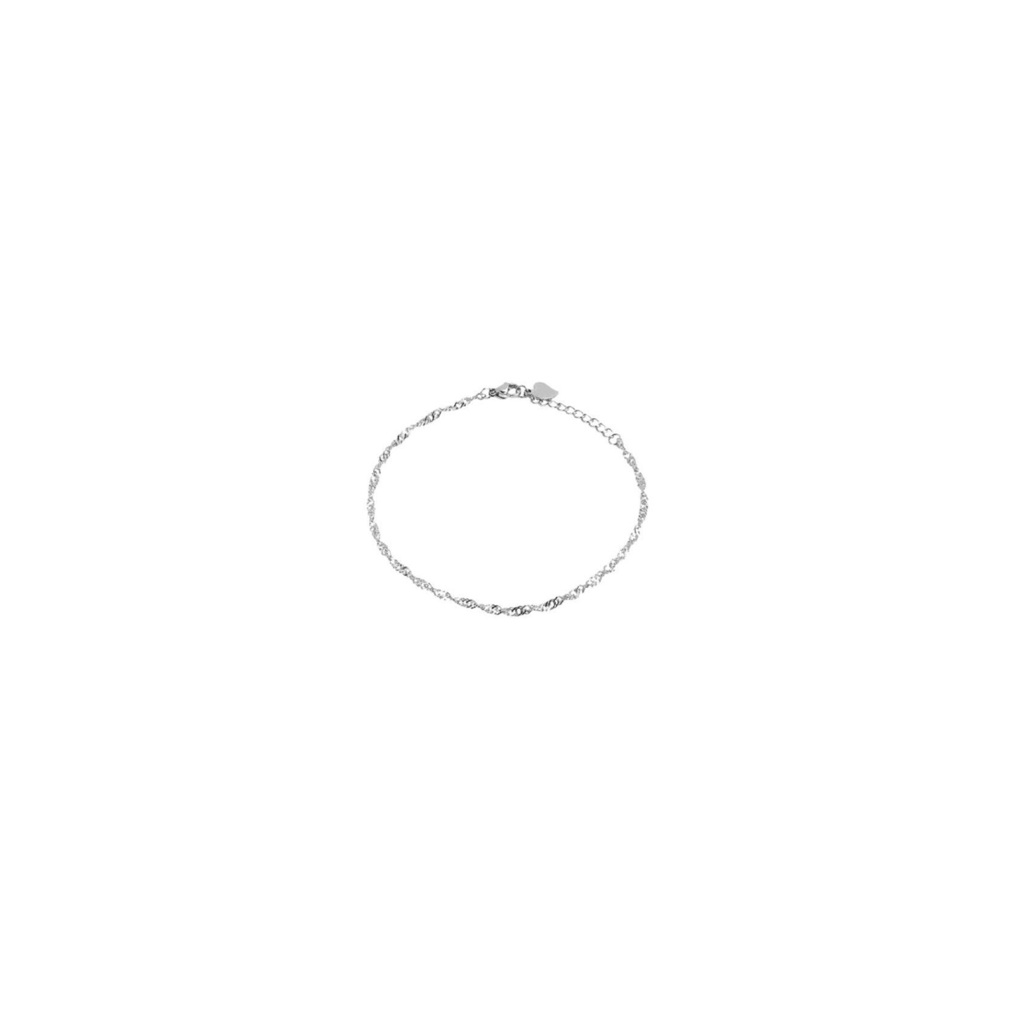 Margutta Pulsera Tobillera Hipoalergénica Aura Plata