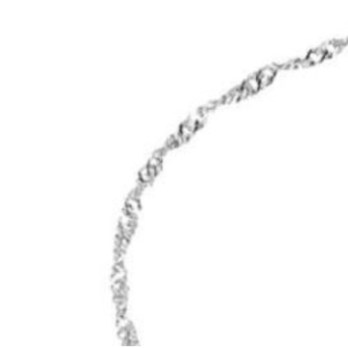 Margutta Pulsera Tobillera Hipoalergénica Aura Plata