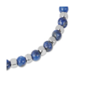 Moonila Pulsera Hipoalergénica Atlante Plata Azul - Pulseras hipoalergénicas | STG Farma