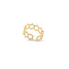 Moonila Anillo Hipoalergénico Ariel Oro