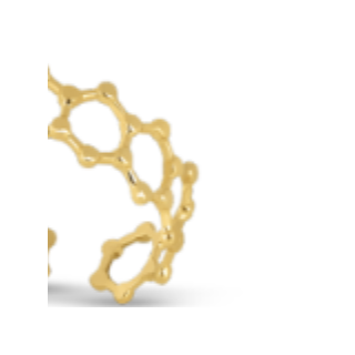 Moonila Anillo Hipoalergénico Ariel Oro - Anillos hipoalergénicos | STG Farma