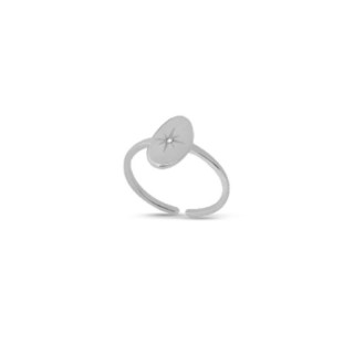 Moonila Anillo Polaris Plata