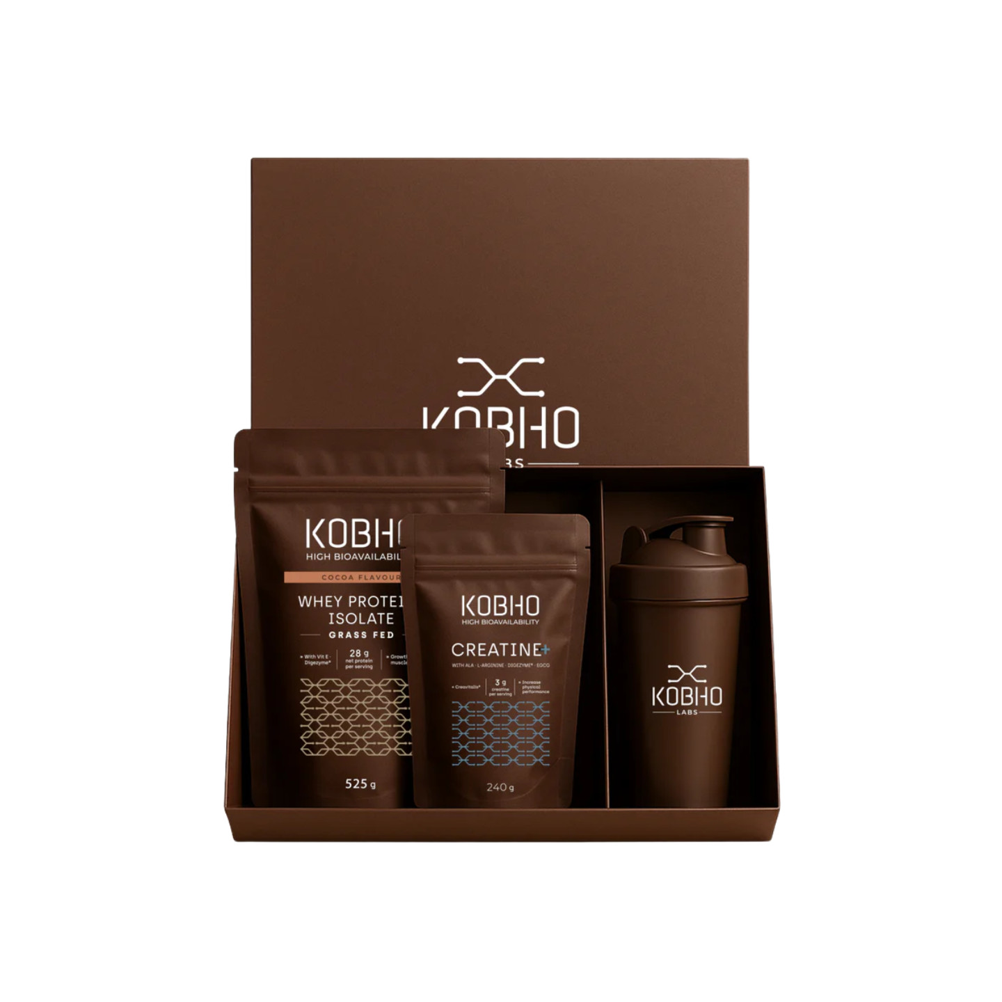 Kobho Caja Proteína Whey Chocolate + Creatina