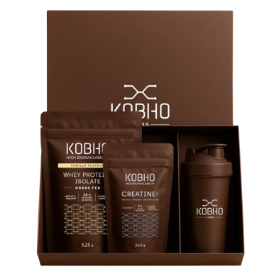 Kobho Caja Proteína Whey Vainilla + Creatina Kobho Caja Proteína Whey Vainilla + Creatina