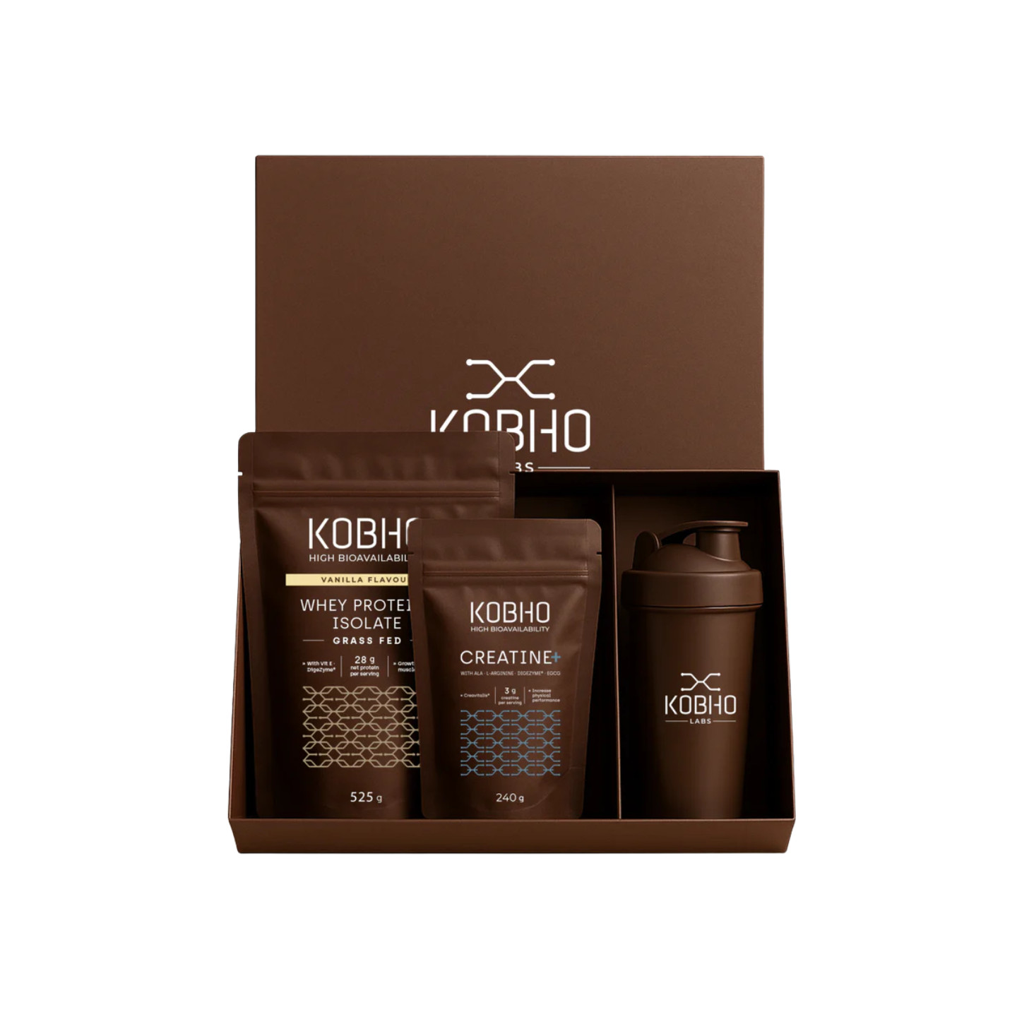 Kobho Caja Proteína Whey Vainilla + Creatina