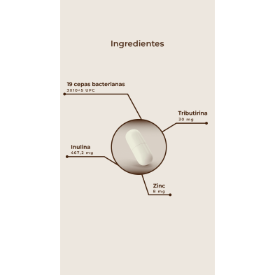 Kobho Pre Post Probiótico 90 cápsulas