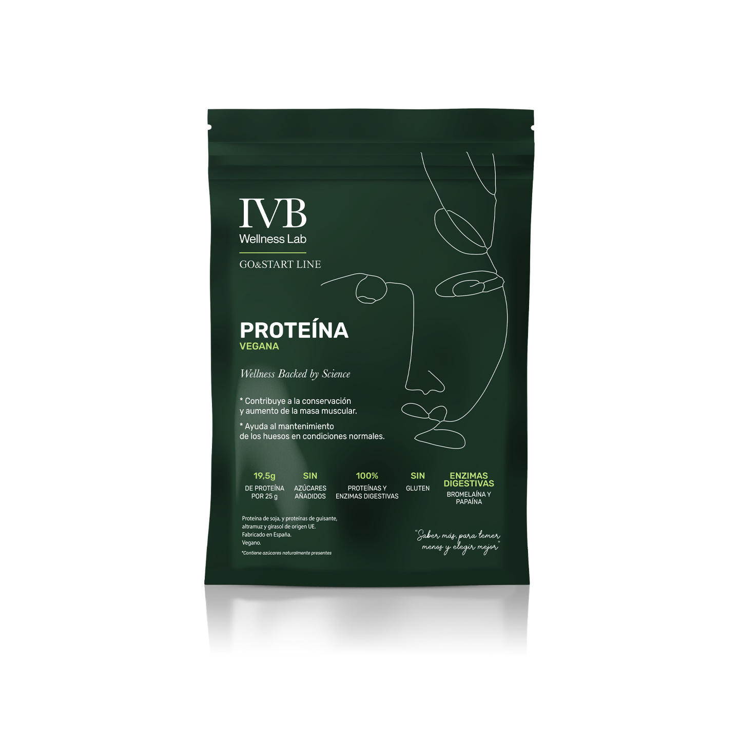 IVB Proteína Aislada Vegana 500 gramos