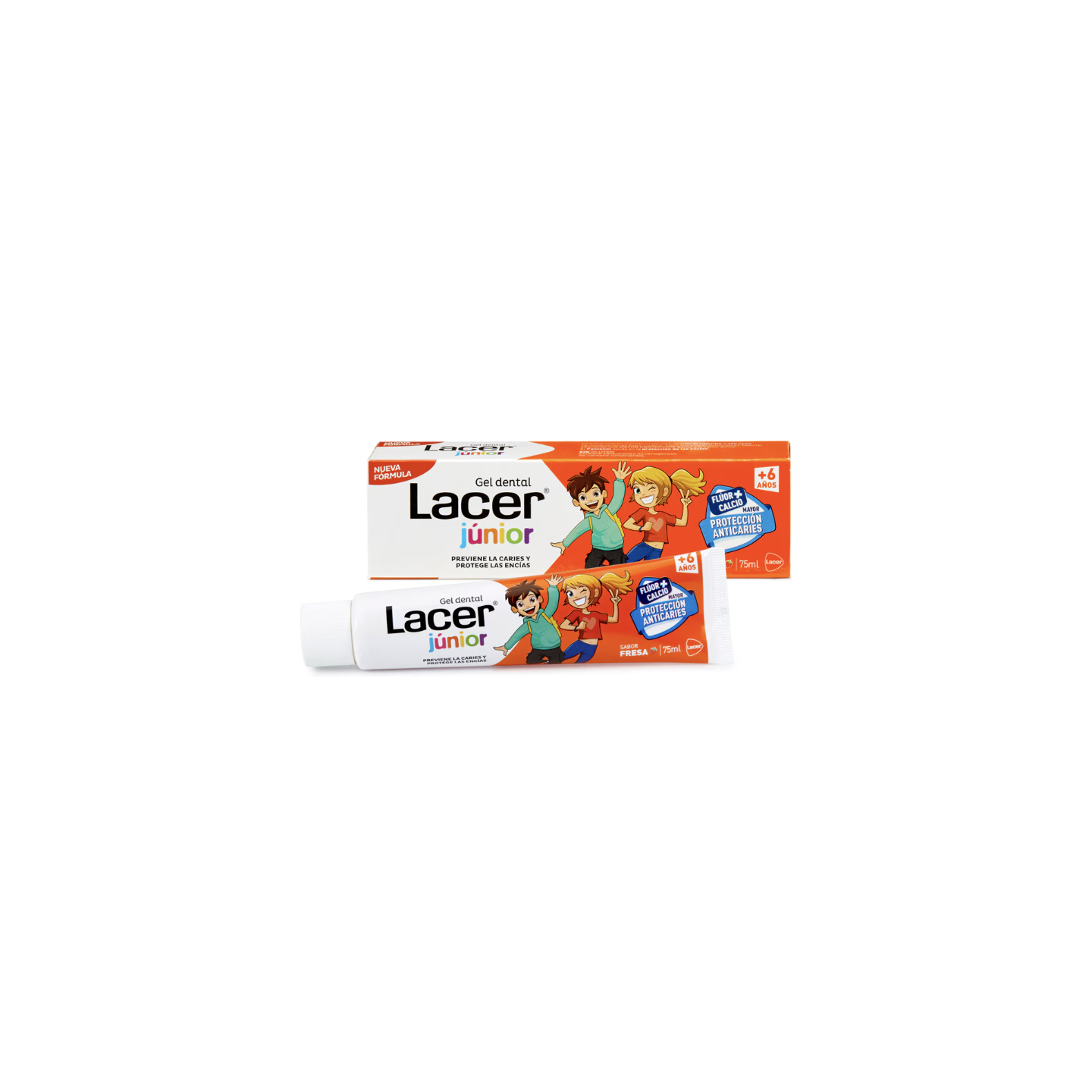 Lacer Junior Gel Dental Fresa 75 ml