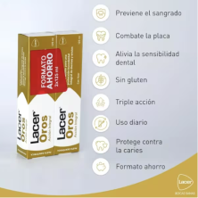 Lacer Oros pasta dentrífica Duplo 2x125 ml