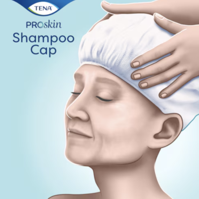 Tena Proskin Gorro Champú como usar Tena Proskin Gorro Champú como usar