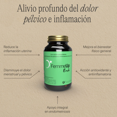 FemmeUp Endo 90 cápsulas beneficios FemmeUp Endo 90 cápsulas beneficios