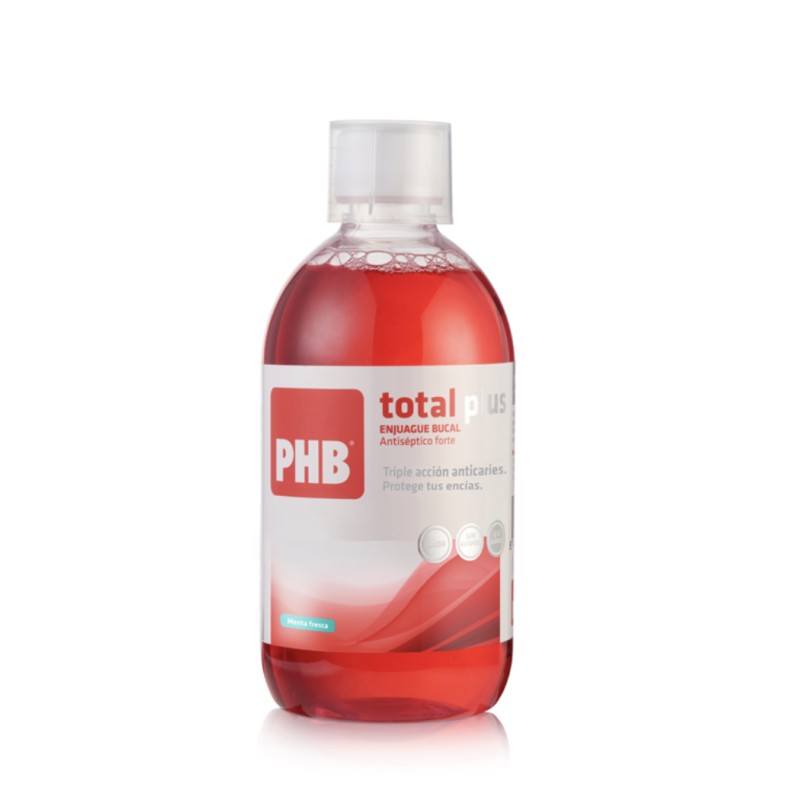 Enjuague PHB bucal total plus antiséptico 500 ml