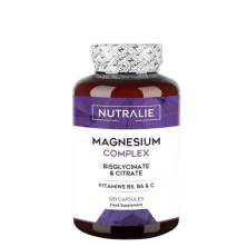 Nutralie Magnesio Citrato y Bisglicinato 120 cápsulas